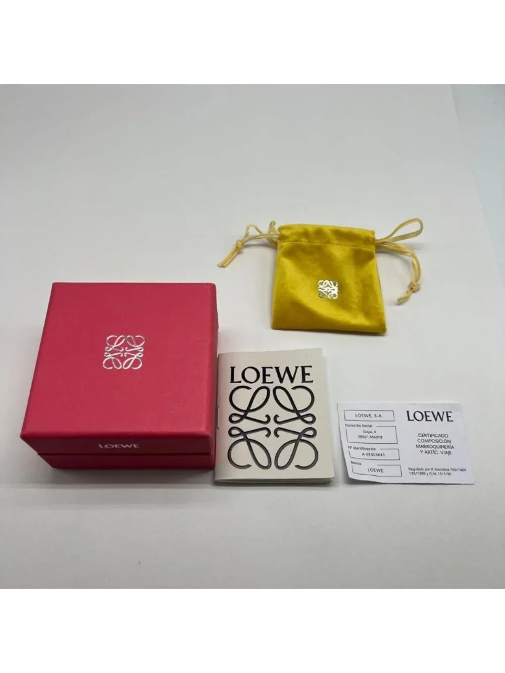 Loewe Anagram Toggle Necklace Charm